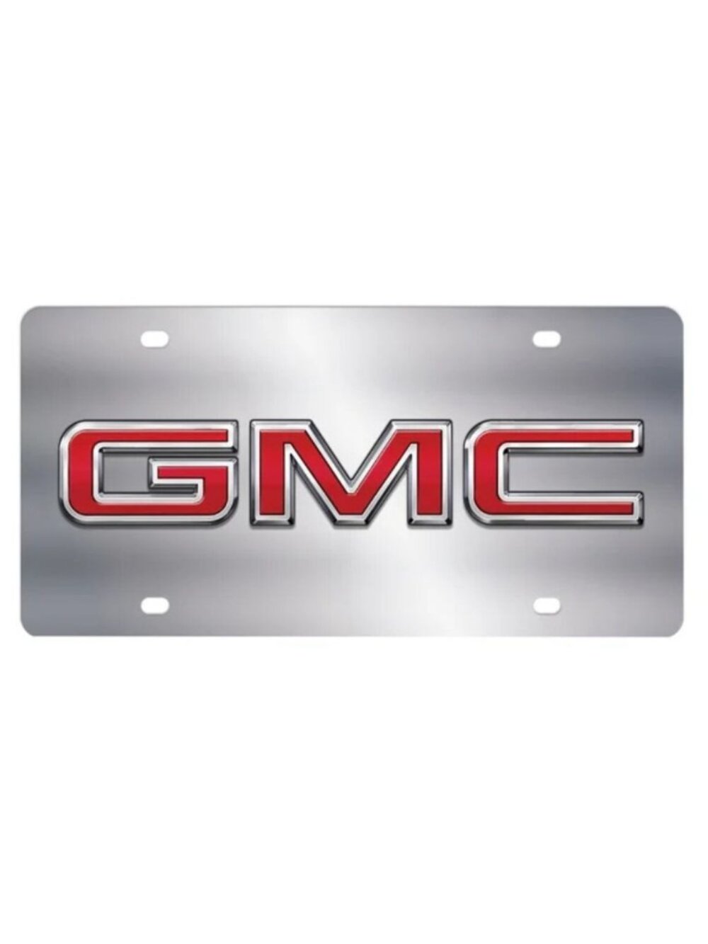 GMC Logo License Plate (Chrome)